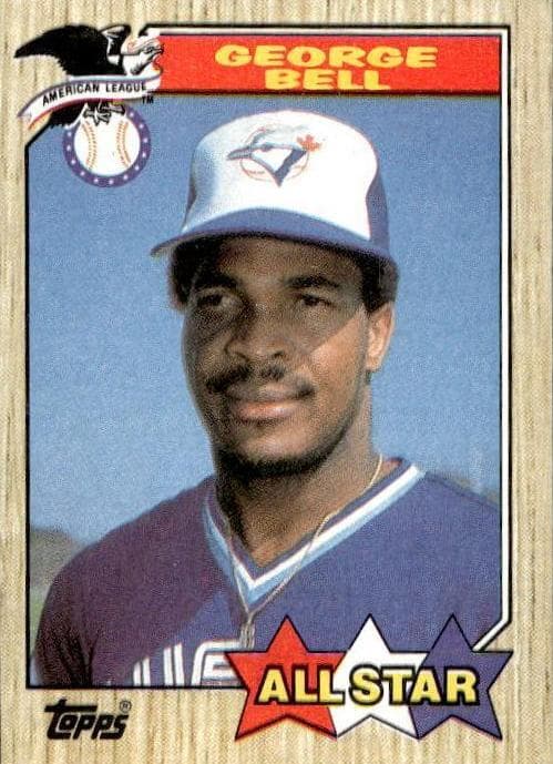 George Bell 1987 topps All-star