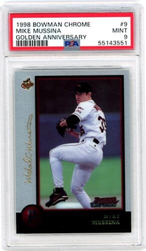 Mike Mussina 1998 bowman Bowman Chrome