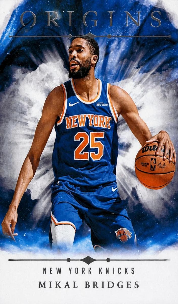Mikal Bridges 2024 panini Panini Origins