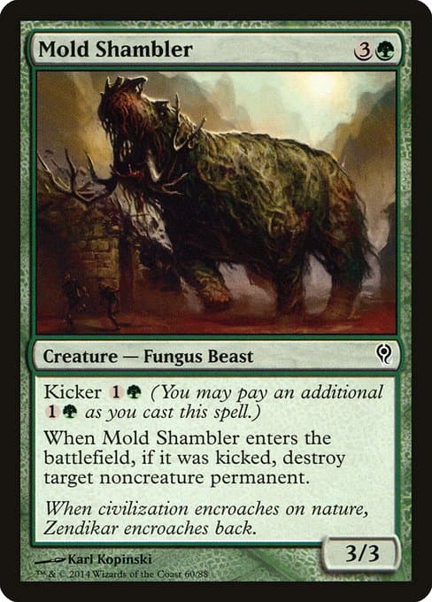 Mold Shambler 2009 Magic: The Gathering Zendikar