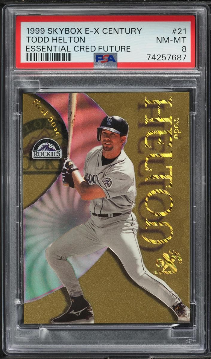 Todd Helton 1999 fleer SkyBox E-X Century