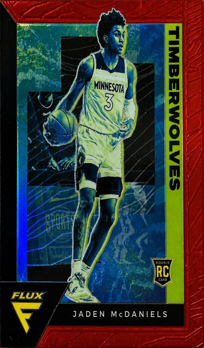 Jaden McDaniels 2020 panini Panini Flux