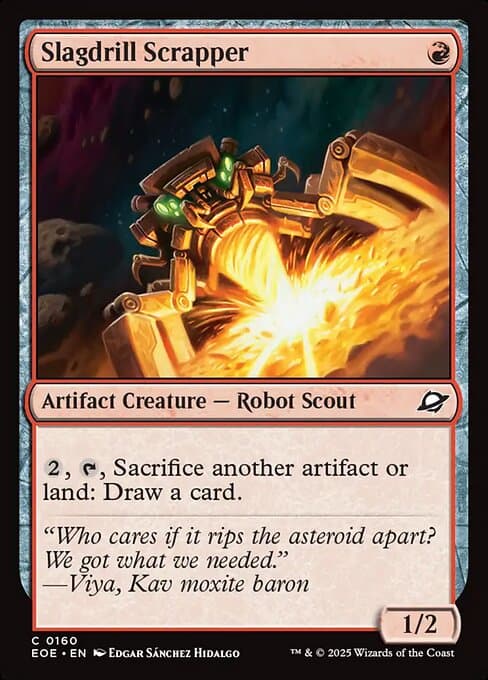 Slagdrill Scrapper 2025 Magic: The Gathering Edge of Eternities
