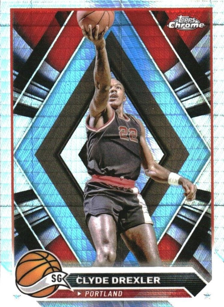 Clyde Drexler 2023 topps Topps Chrome