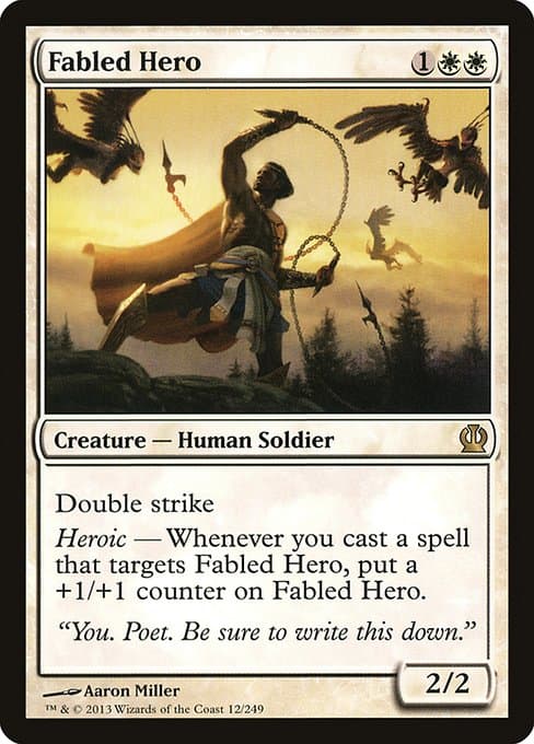 Fabled Hero 2013 Magic: The Gathering Theros