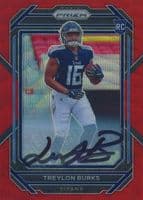 Treylon Burks 2022 panini Prizm Rookie Autographs