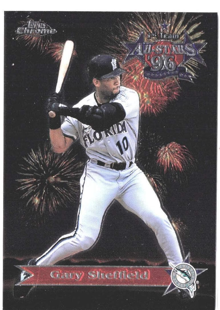 Gary Sheffield 1997 topps Topps Chrome