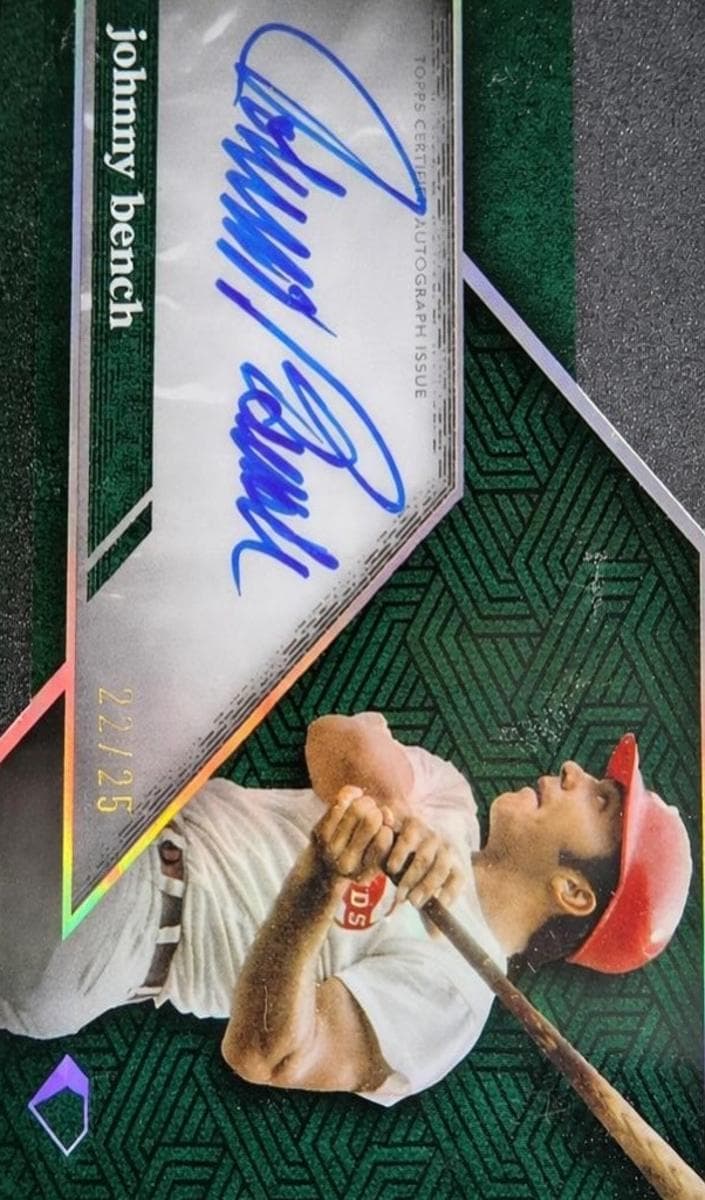 Johnny Bench 2024 topps Topps Diamond Icons