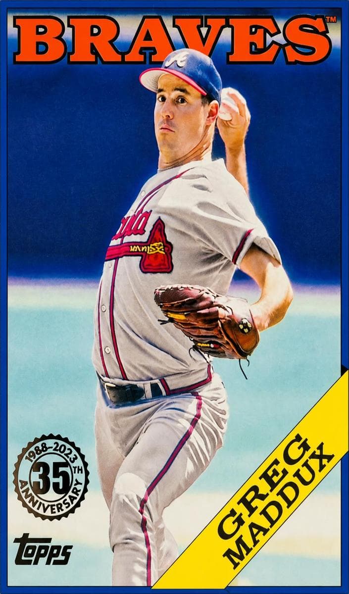 Greg Maddux 2023 topps Topps