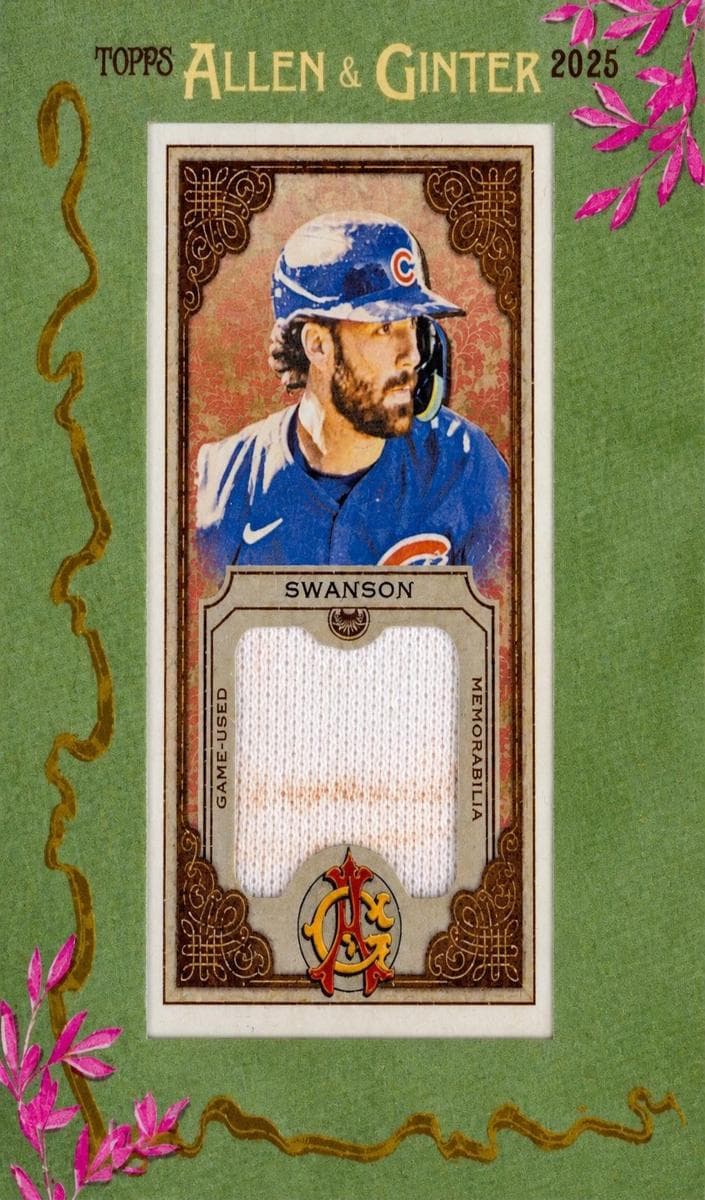 Dansby Swanson 2025 topps Allen & Ginter