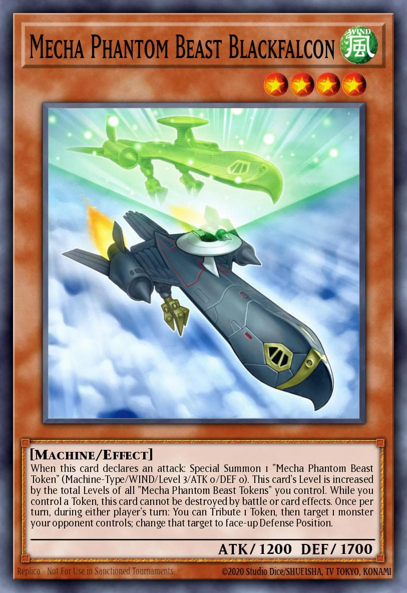 Mecha Phantom Beast Blackfalcon #MP14-EN009