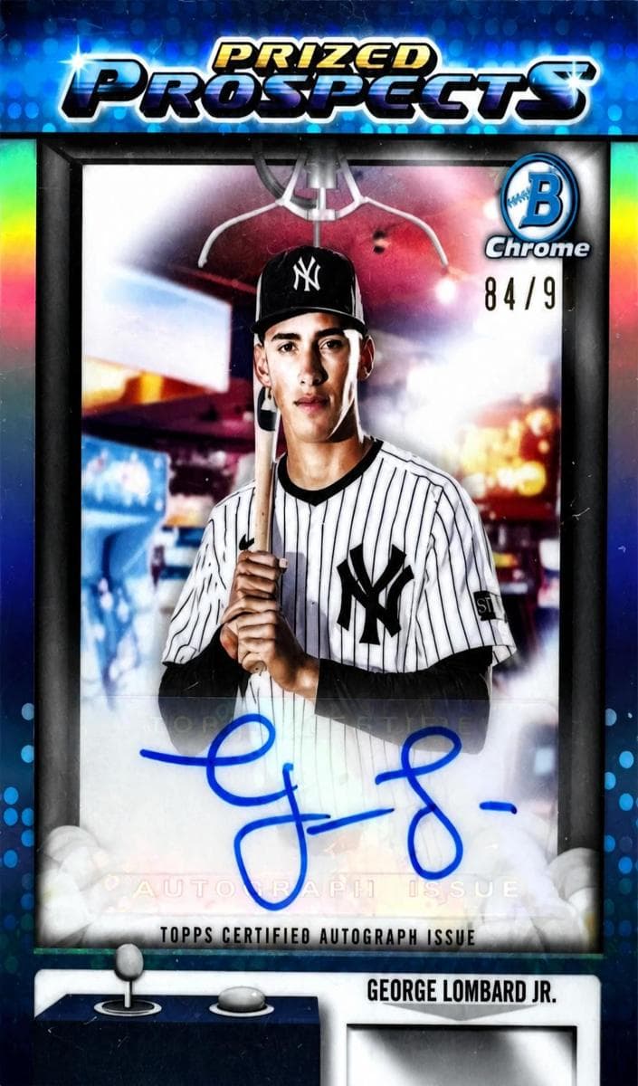 George Lombard Jr. 2025 bowman Bowman Draft Chrome