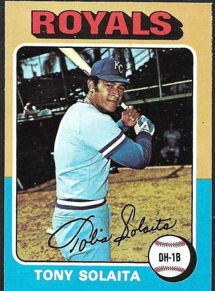 Tony Solaita 1975 topps Topps