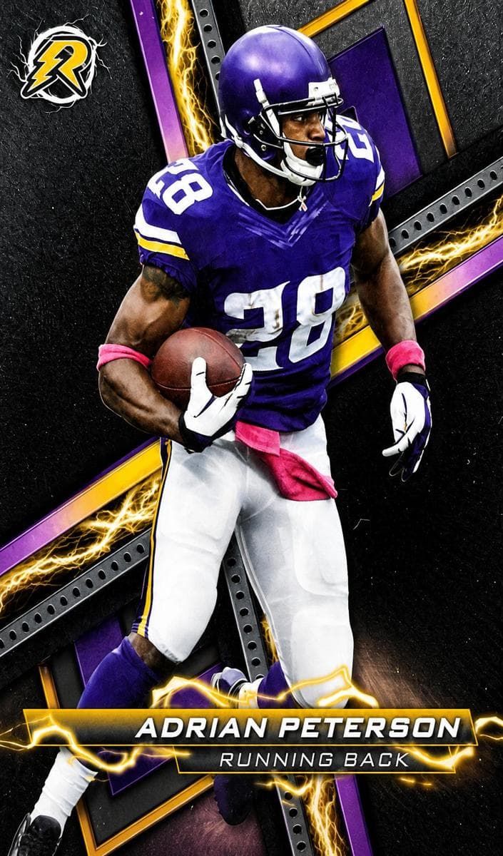 Adrian Peterson 2023 topps Topps Composite