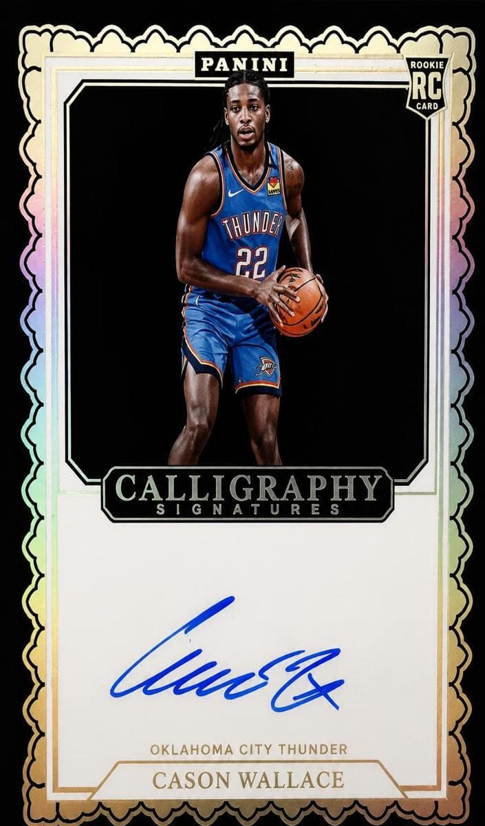 Cason Wallace 2023 panini