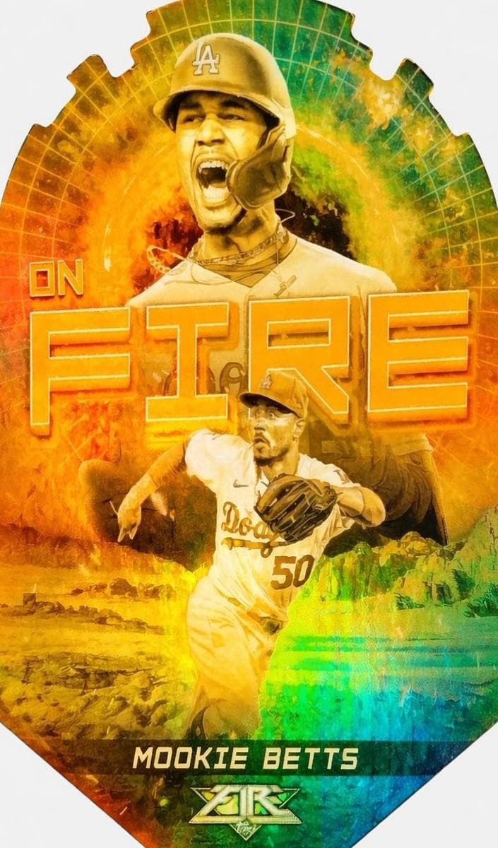 Mookie Betts 2022 topps Topps Fire