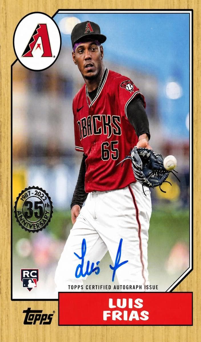 Luis Frias 2022 topps Topps Update