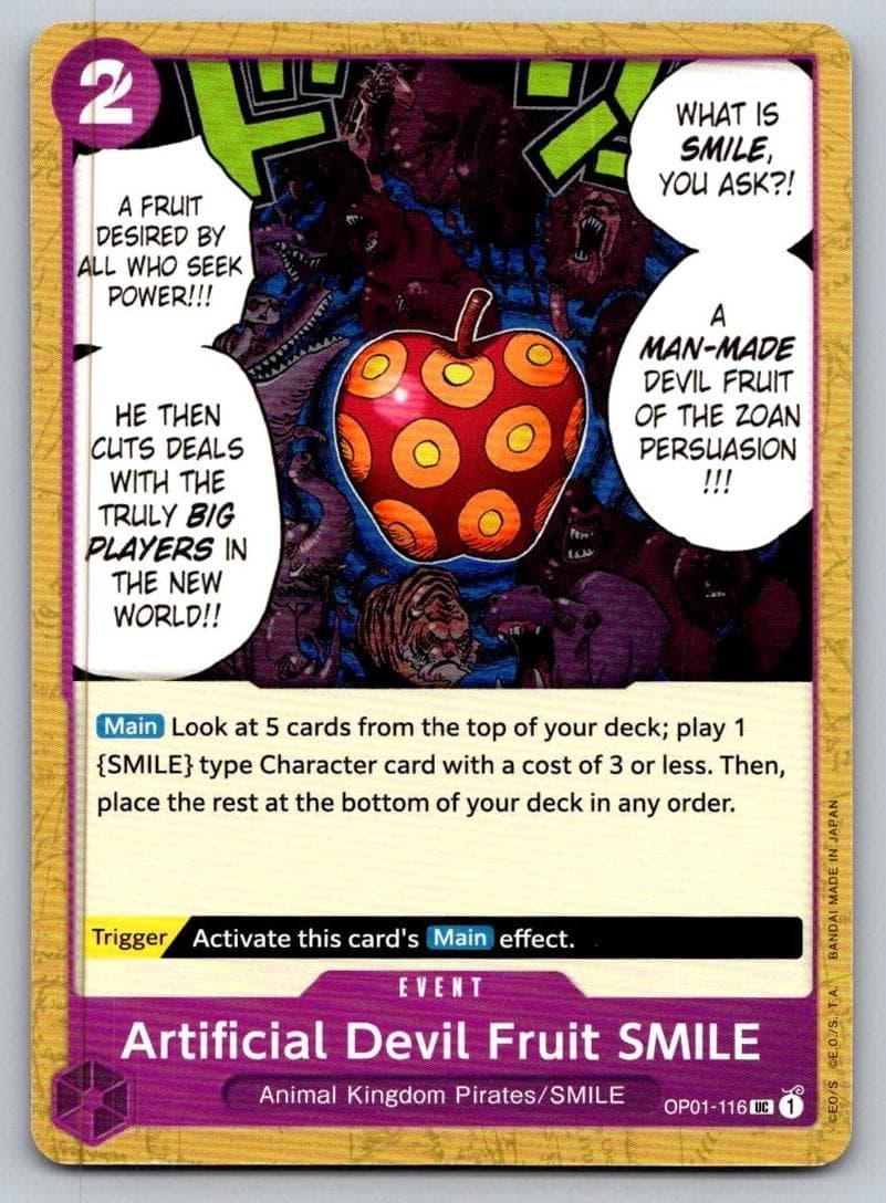 Artificial Devil Fruit SMILE #op01-116