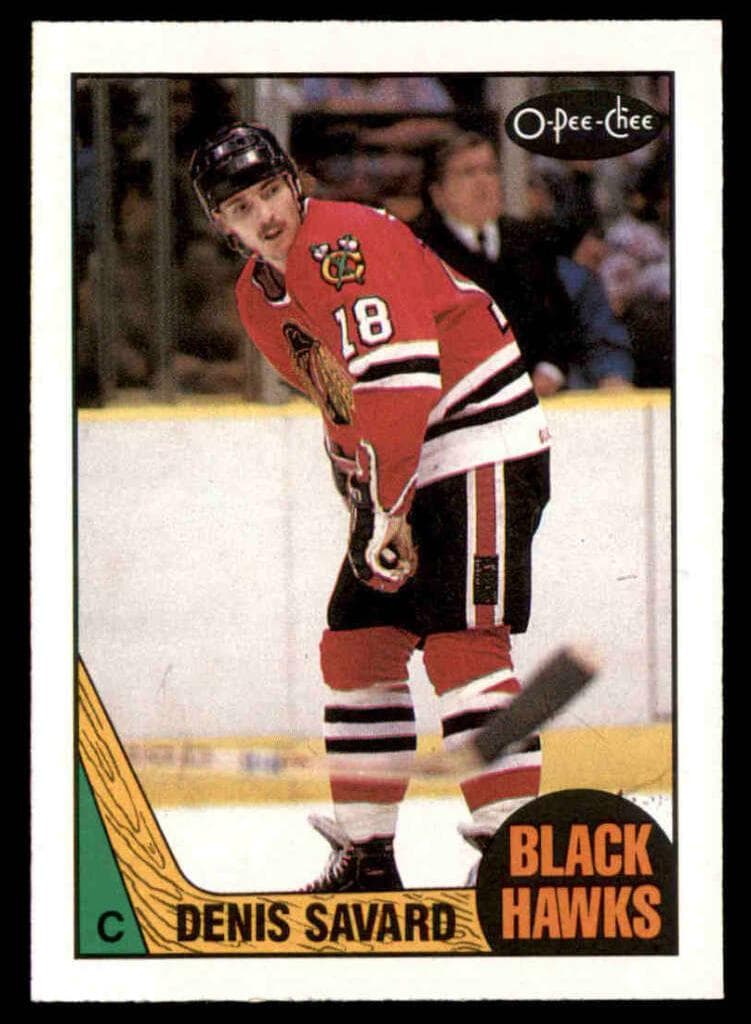 Denis Savard 1987 topps O-Pee-Chee
