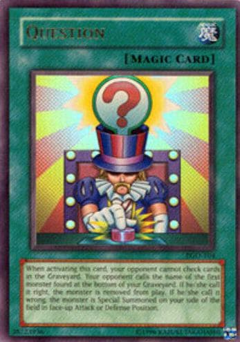 Question 2003 Yu-Gi-Oh! Pharaonic Guardian 1st Edition