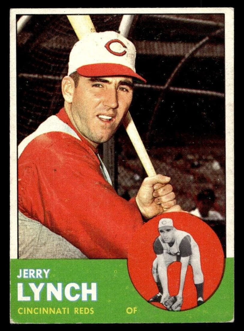 Jerry Lynch 1963 topps Topps