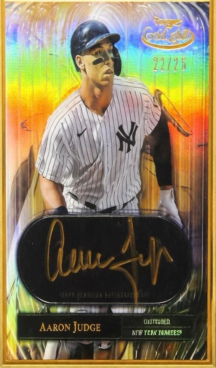 Aaron Judge 2022 topps Topps Definitive Collection