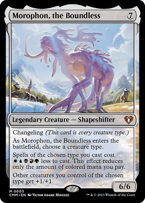 Morophon, the Boundless 2019 Magic: The Gathering Modern Horizons