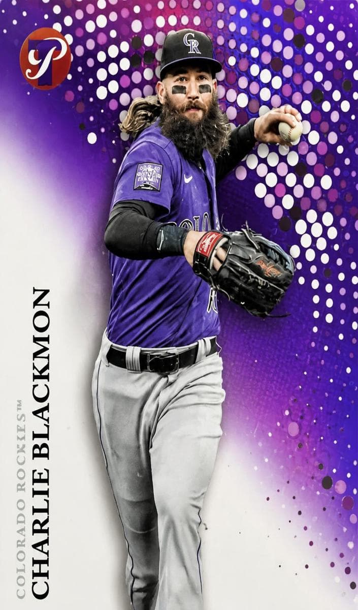 Charlie Blackmon 2022 topps Topps Pristine