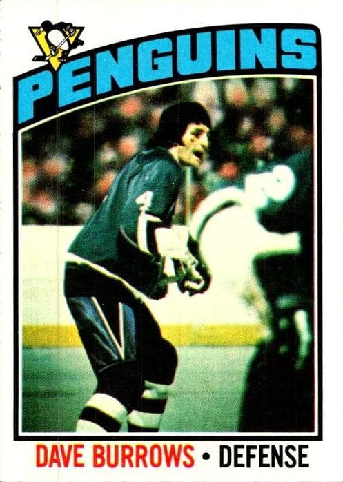 Dave Burrows 1976 topps Topps