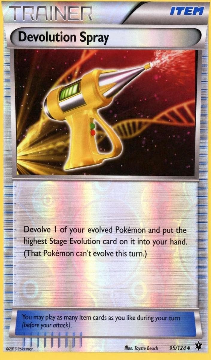 Devolution Spray trading card