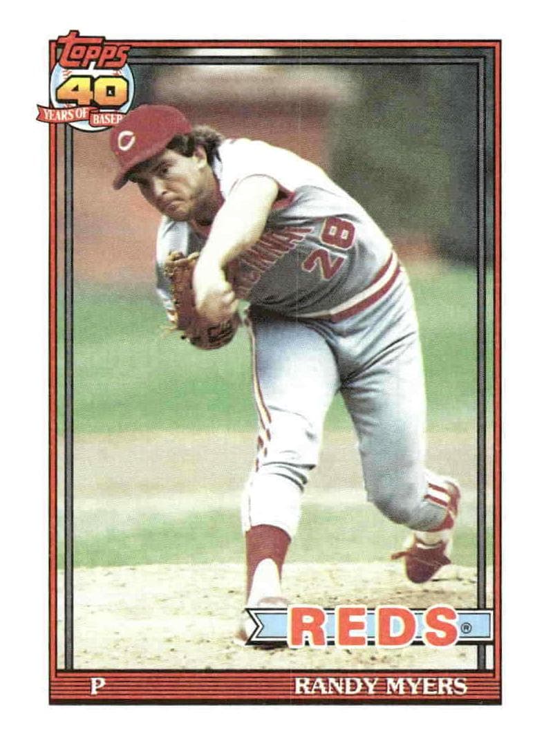 Randy Myers 1991 topps O-Pee-Chee