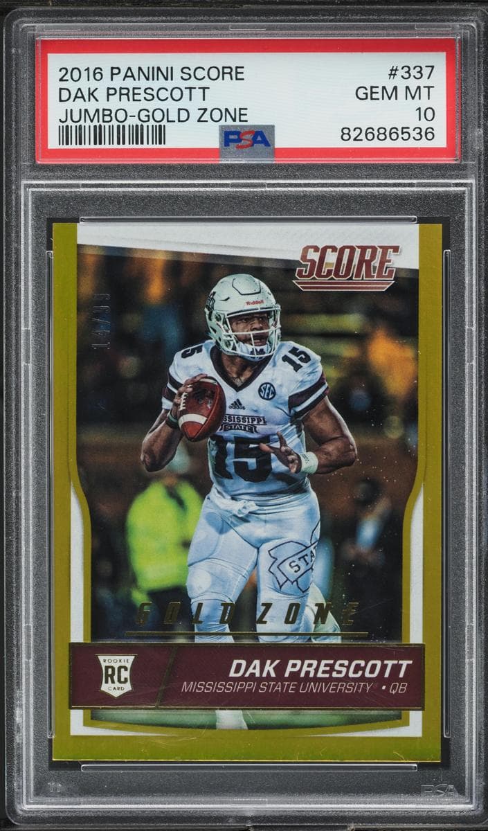 Dak Prescott 2016 panini