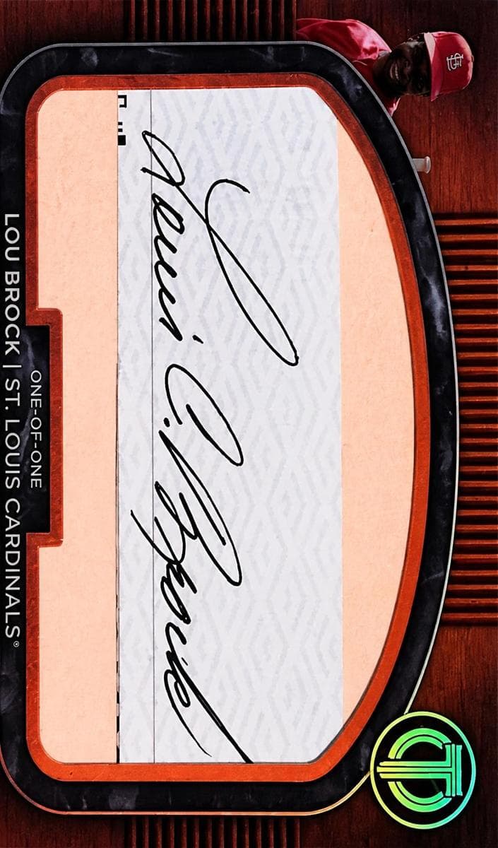 Lou Brock 2024 topps Topps Tribute
