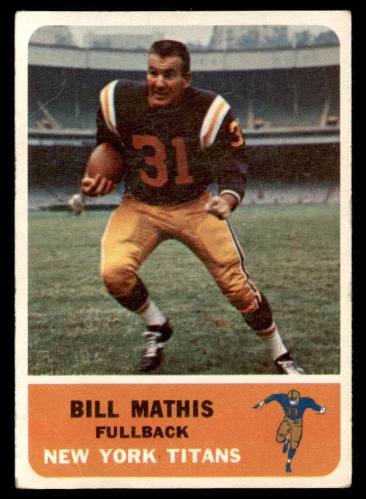 Bill Mathis 1962 fleer