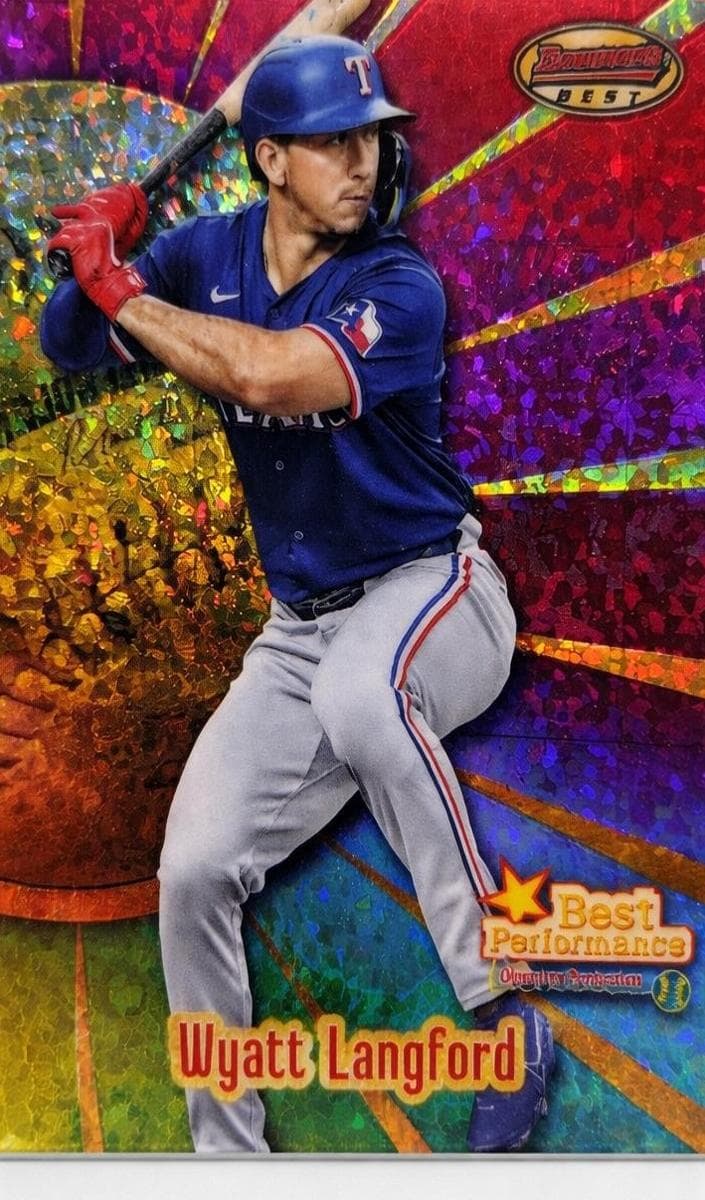 Wyatt Langford 2025 bowman Bowman Best