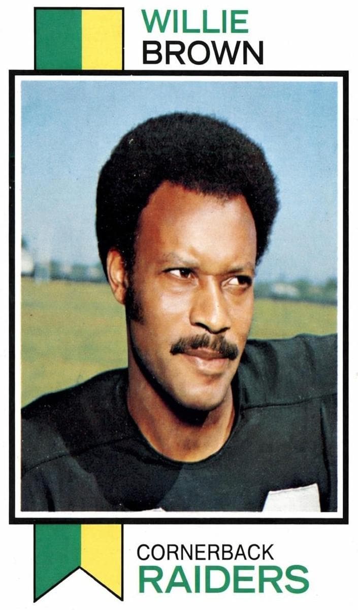 Willie Brown 1973 topps Topps