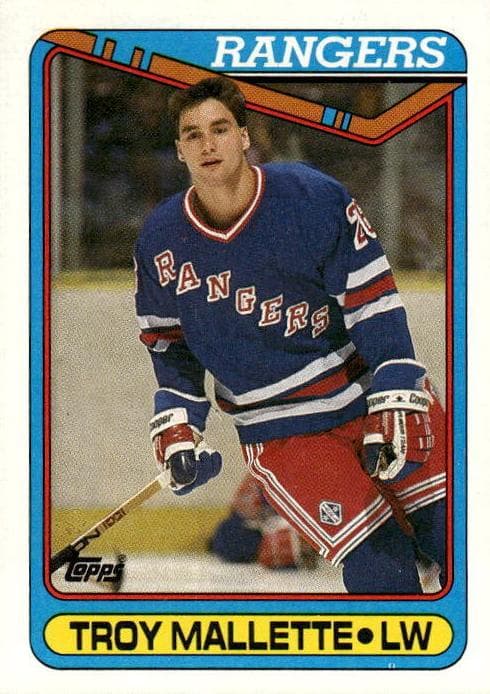 Troy Mallette trading card