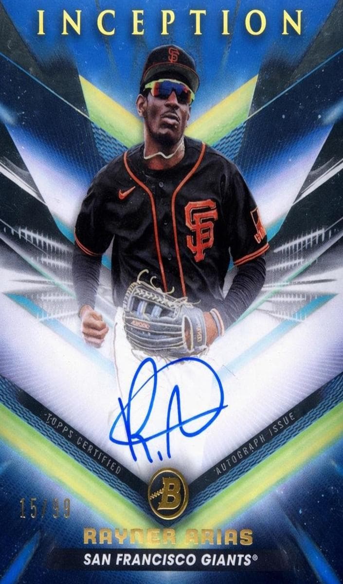 Rayner Arias trading card