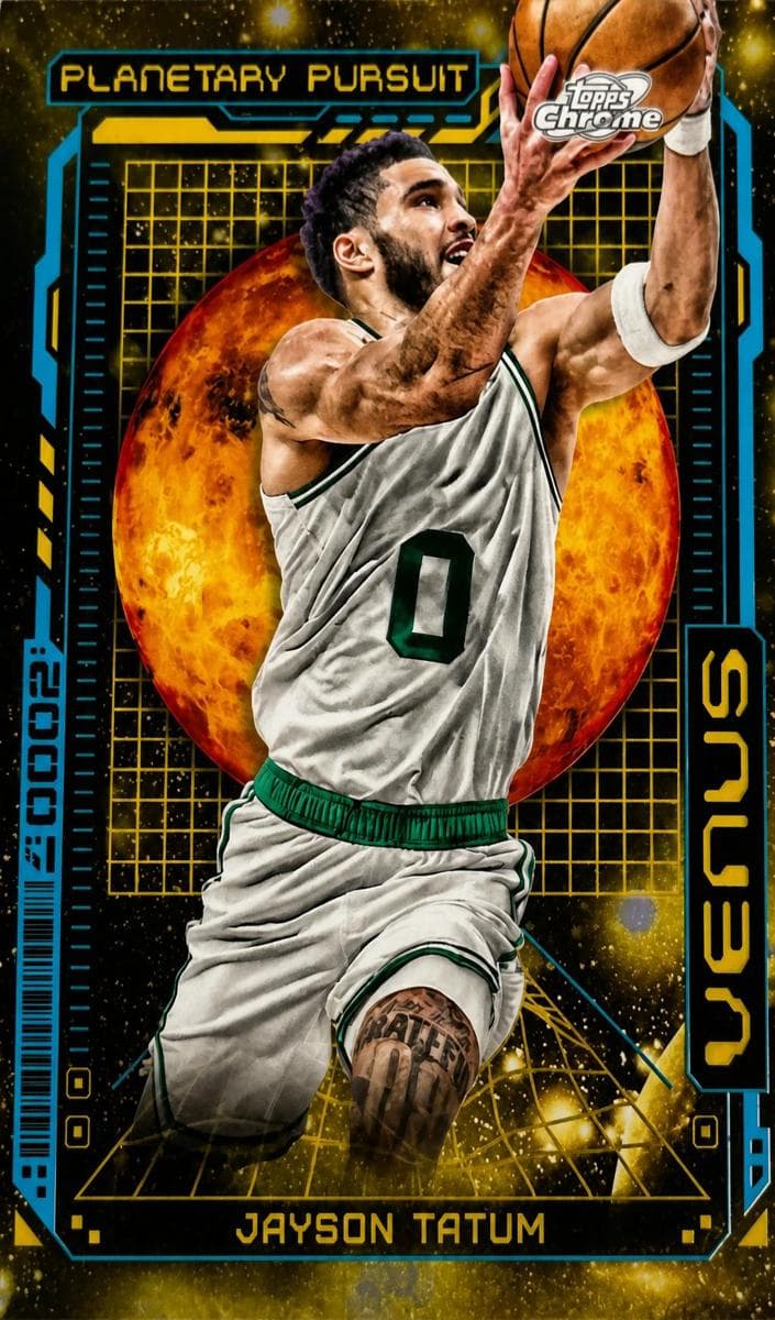 Jayson Tatum 2023 topps Topps Chrome Cosmic