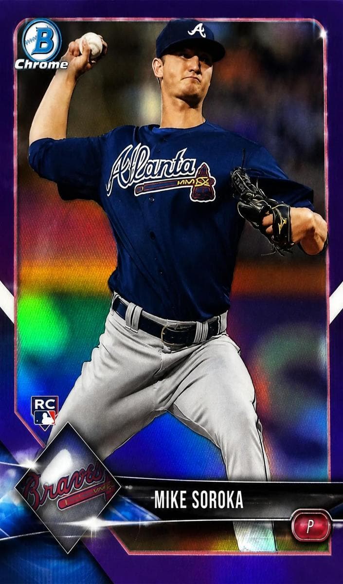 Mike Soroka trading card