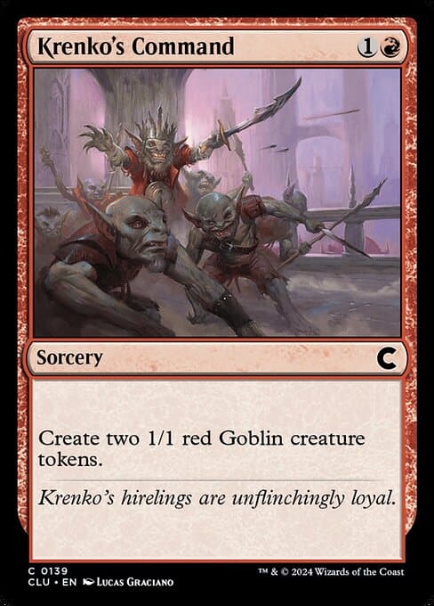 Krenko's Command 2017 Magic: The Gathering Duel Deck: Merfolk vs. Goblins