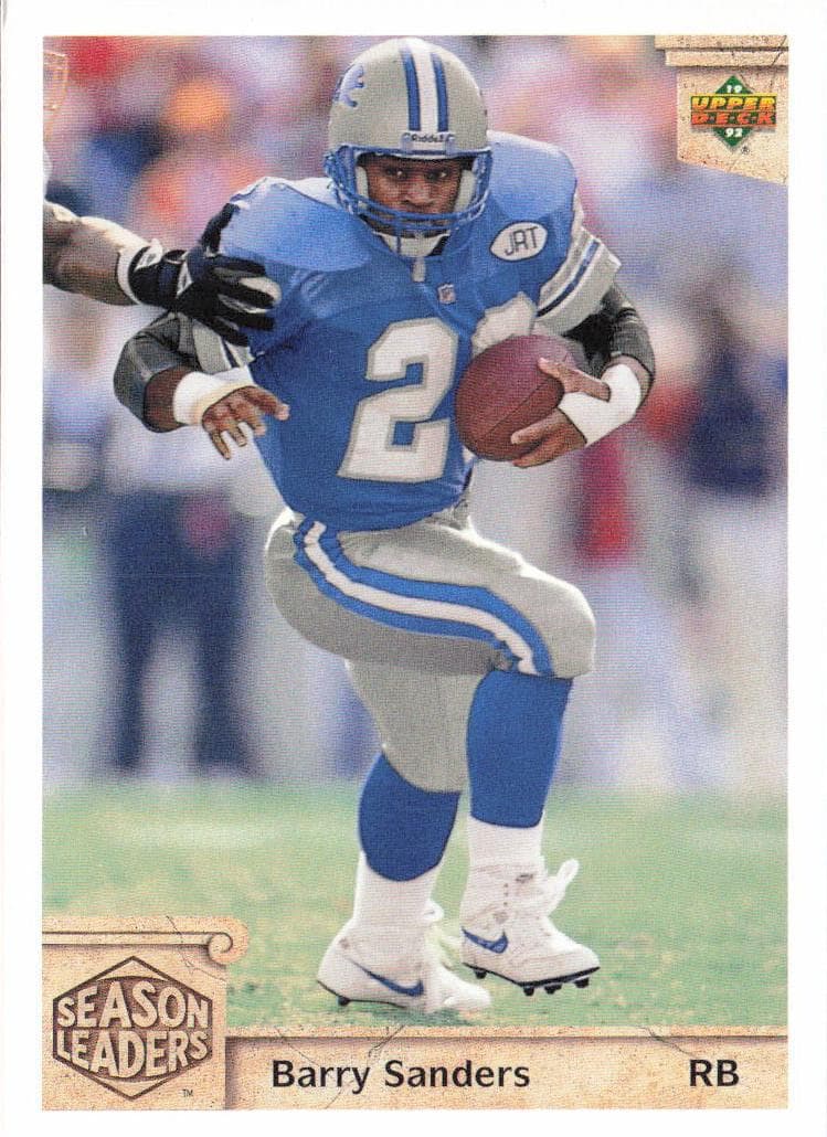 Barry Sanders 1992 upper-deck