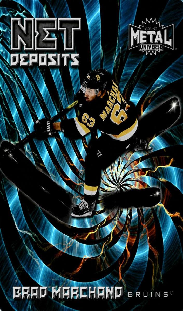 Brad Marchand 2020 fleer SkyBox Metal Universe