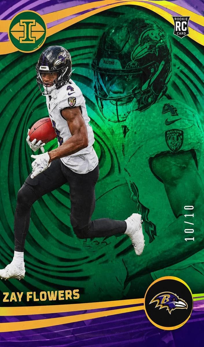 Zay Flowers 2023 panini Panini Illusions
