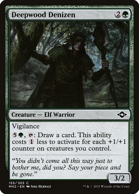 Deepwood Denizen 2021 Magic: The Gathering Modern Horizons 2