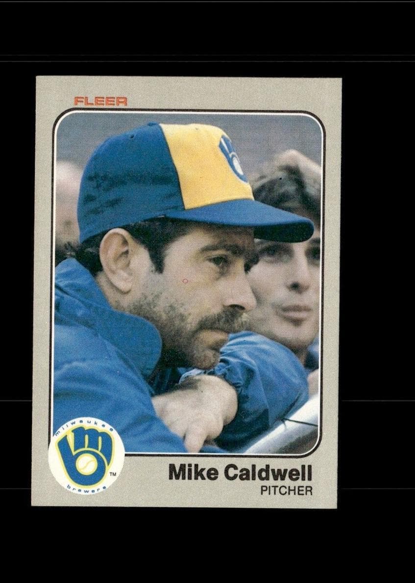 Mike Caldwell 1983 fleer