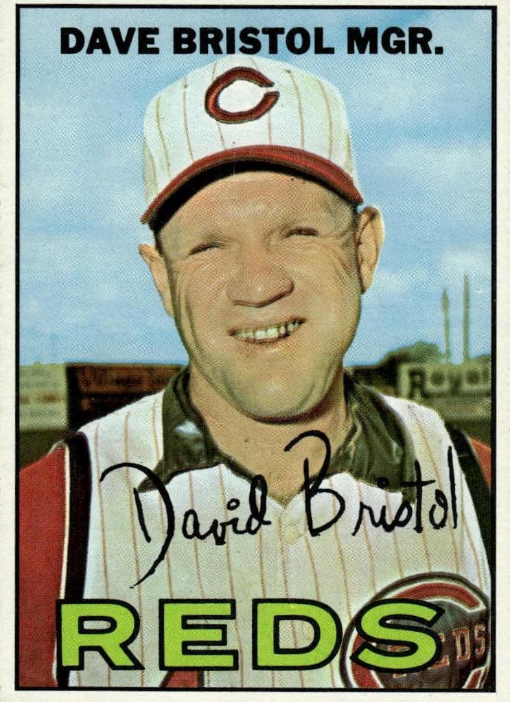 Dave Bristol 1967 topps Topps