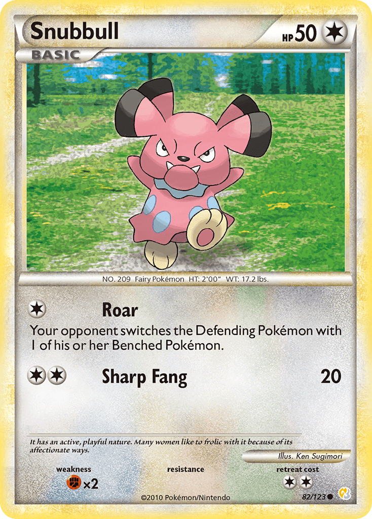 Snubbull 2010 Pokemon HeartGold & SoulSilver