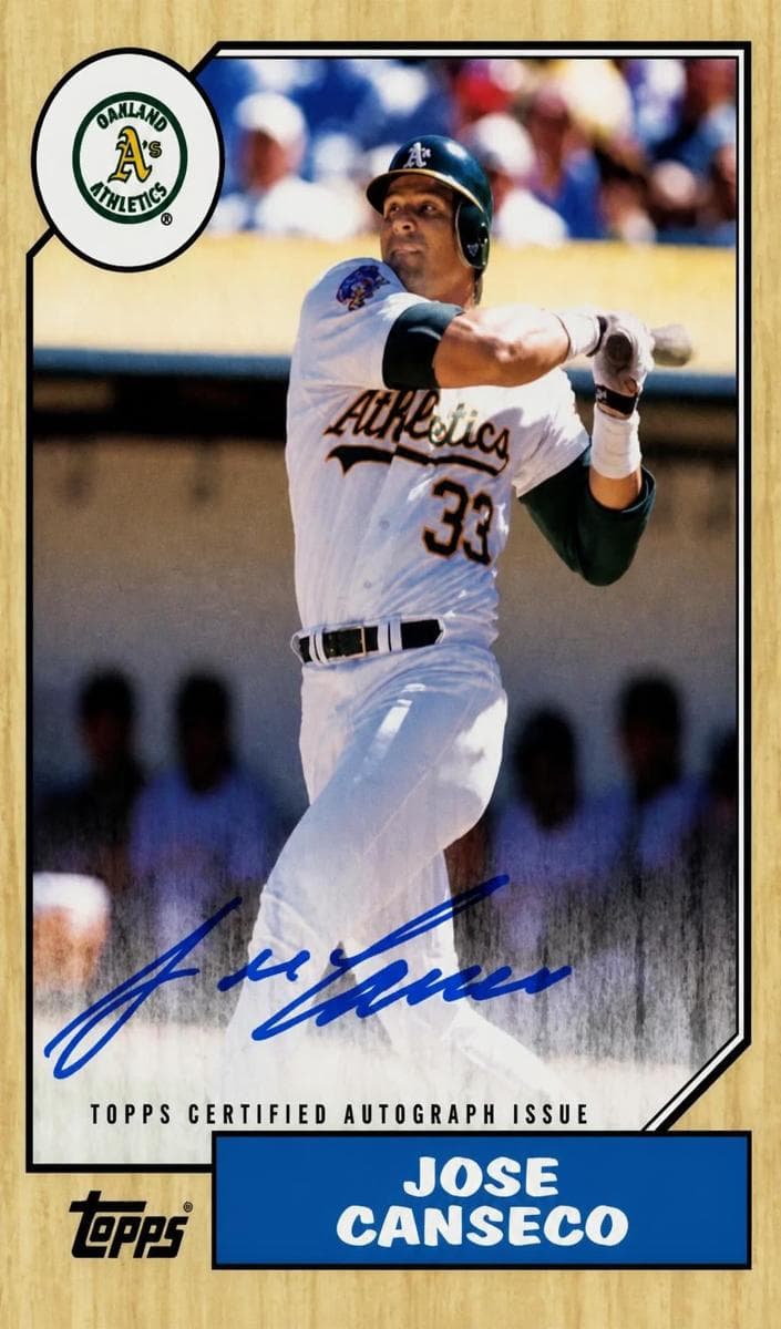 Jose Canseco #1987A-JC