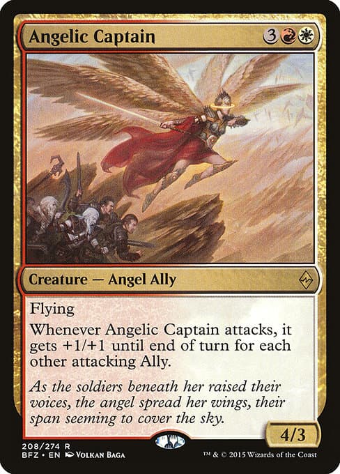 Angelic Captain 2015 Magic: The Gathering Battle for Zendikar